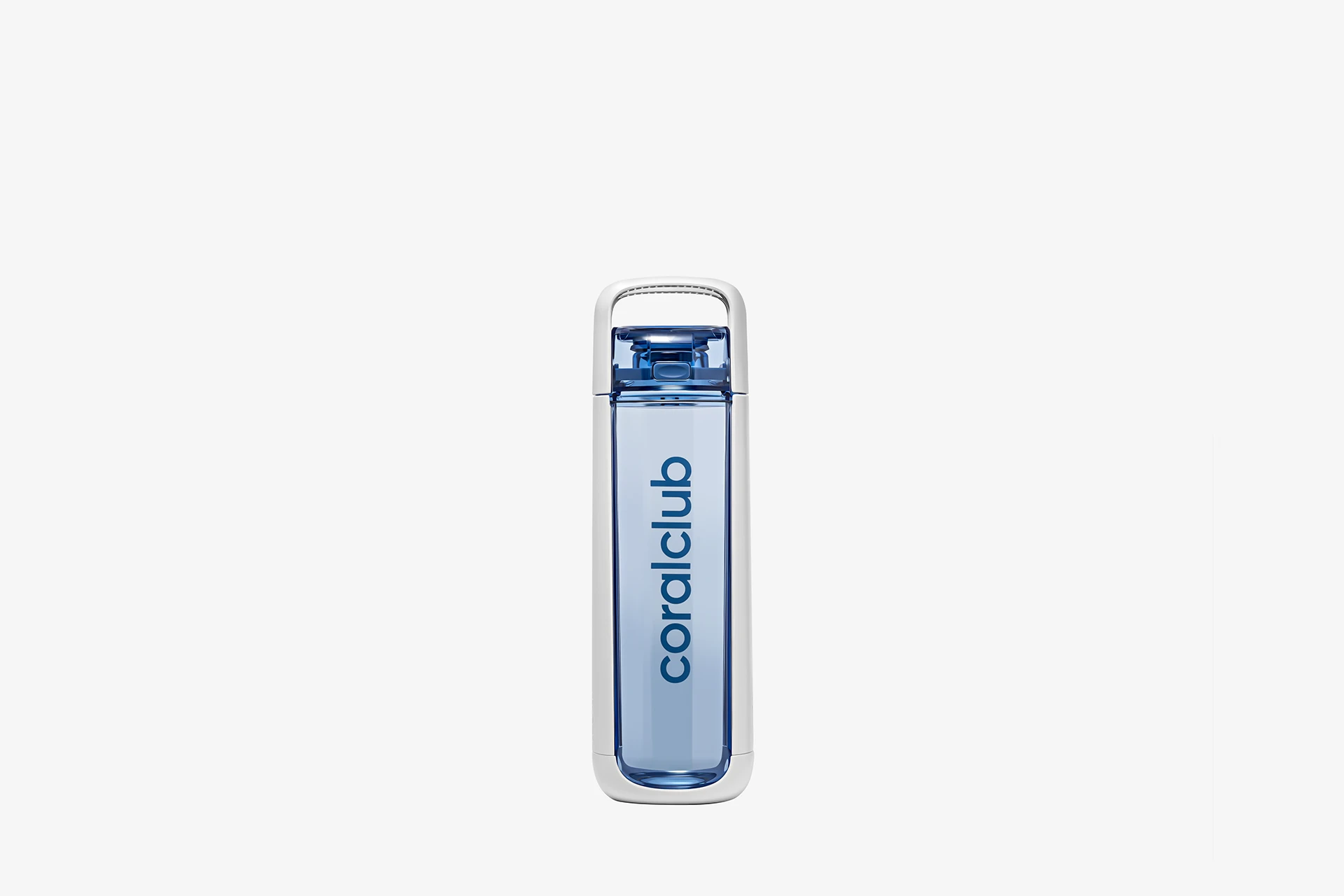 White-blue, Coral Bottle One Water Bottle Gold