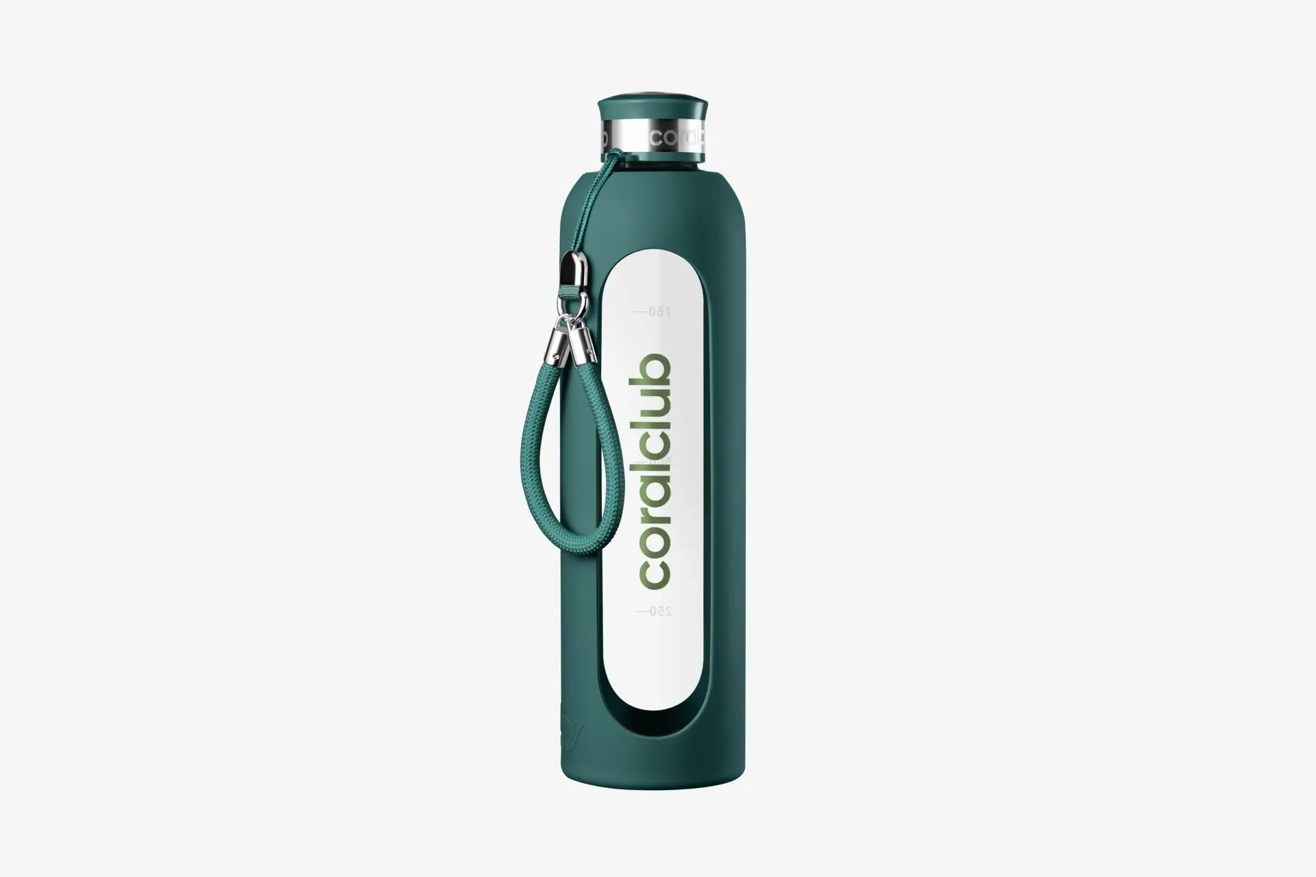 "ClearWater" Glass Bottle, dark green