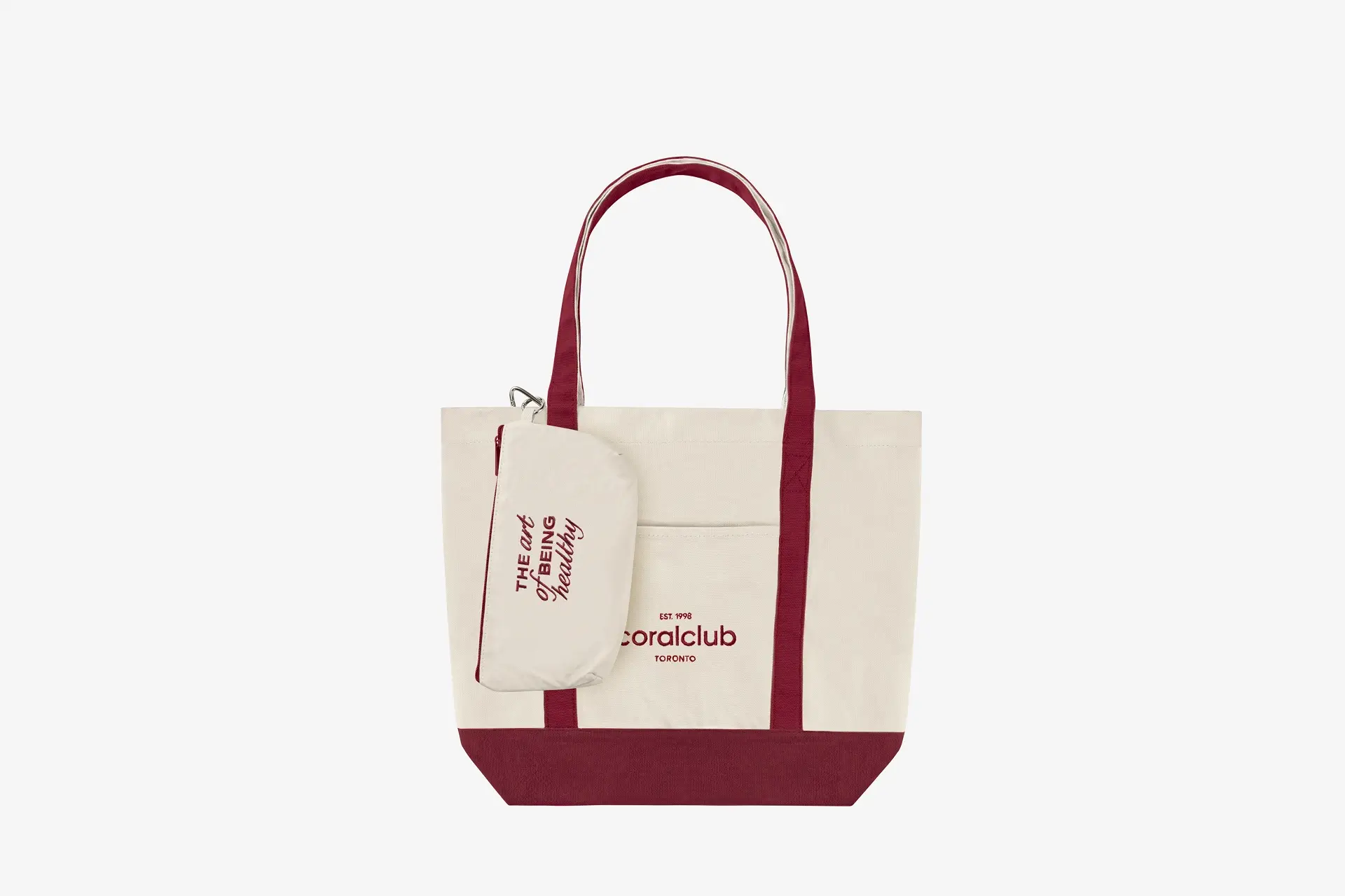 Shopper, burgundy
