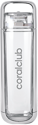 Chrome, Coral Bottle One Water Bottle Gold