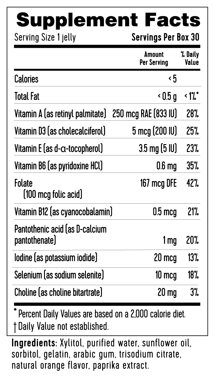 Supplement Label