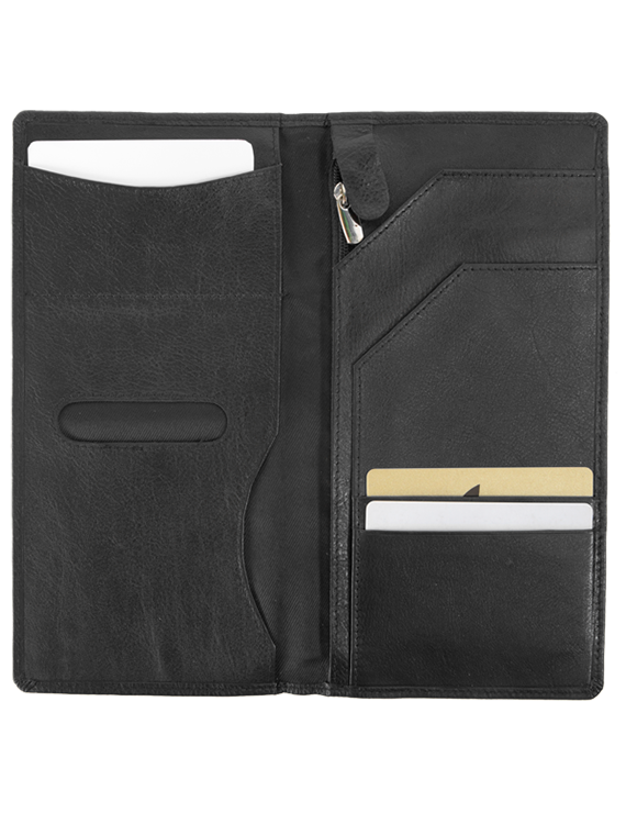 Travel-purse leather