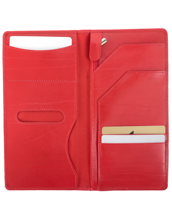 Travel-purse leather