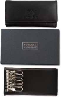 Leather key wallet