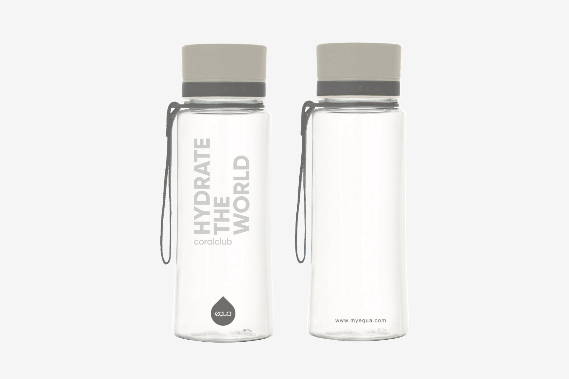 Water bottle EQUA "Hydrate the world" 