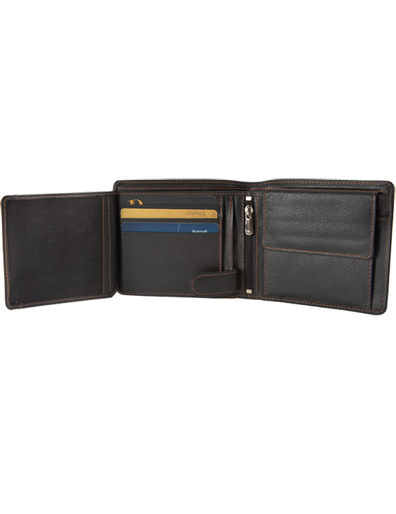 Men's leather wallet purse