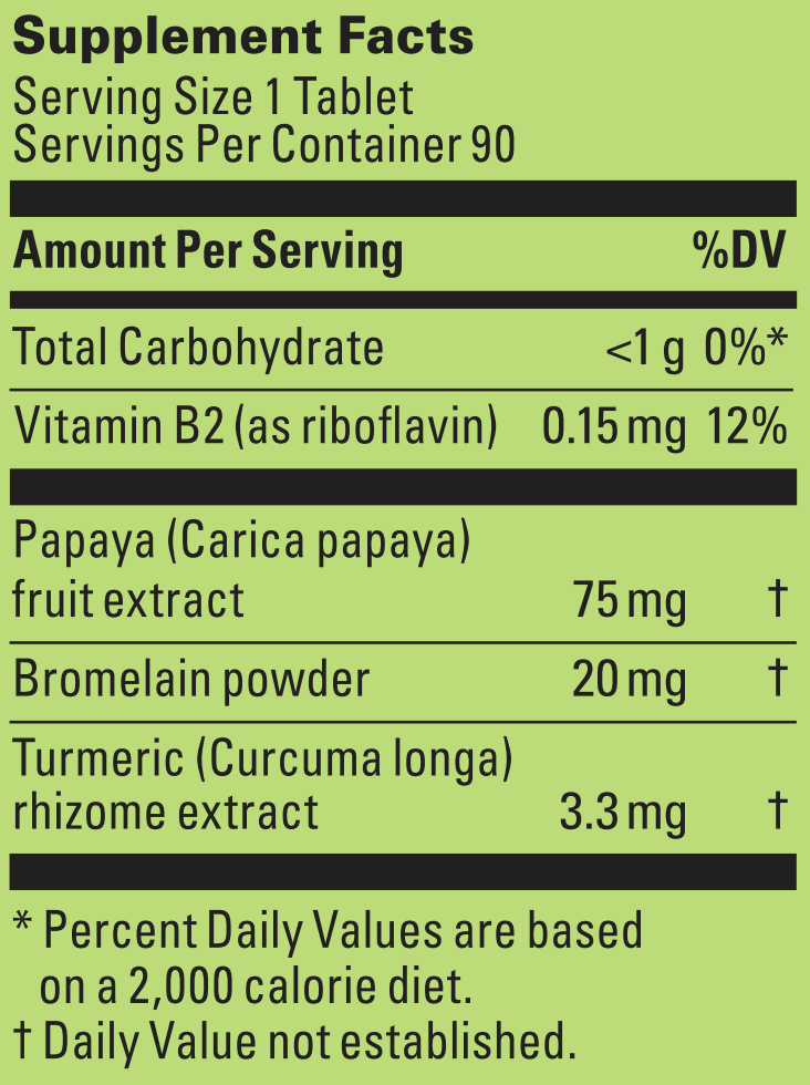 Supplement Label