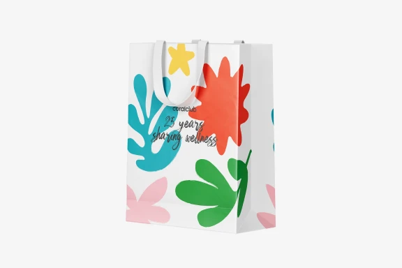 Gift bag "25th anniversary"